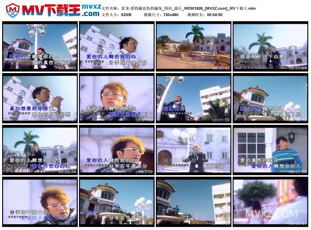 雷龙-爱的越真伤的越深_国语_流行_ME501826